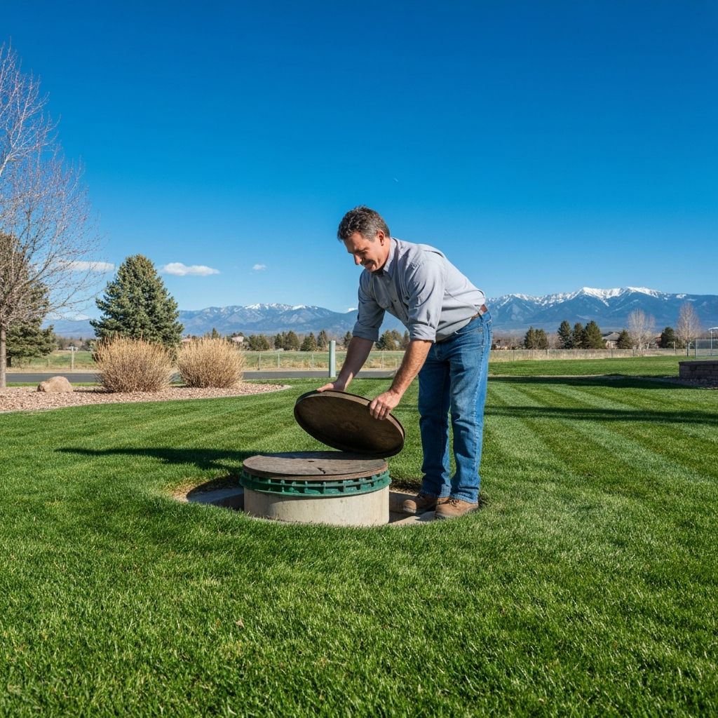 Septic maintenance check